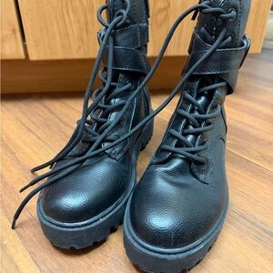 Guess Black Moto Boots